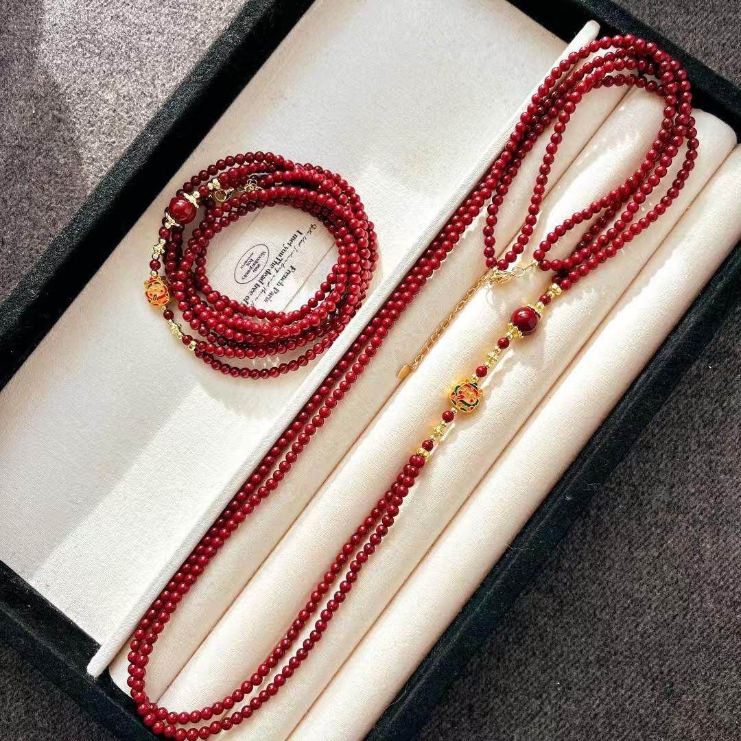 Vintage Design High Quality Faux Crystal Pearl Ankola Red Sweater Chain Necklace
Vintage Design High Quality Faux Crystal Pearl Ankola Red Sweater Chain Necklace