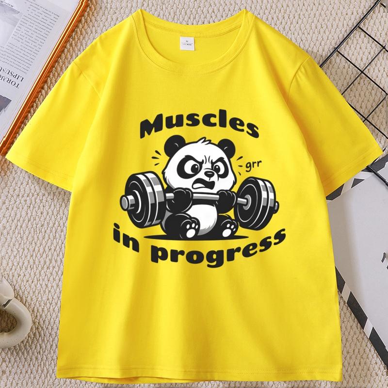 Muscular Panda Lifting Weights TShirt for Unisex Gym Humor Panda T Shirt Funny Workout Clothes Soft Breathable Graphic Tee Tops 4XL
Muscular Panda Lifting Weights TShirt for Unisex Gym Humor Panda T Shirt Funny Workout Clothes Soft Breathable Graphic Tee Tops 4XL