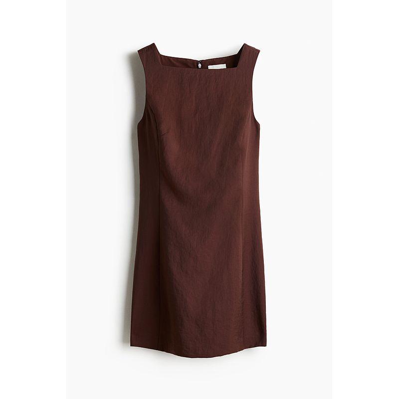 HM Women clothes Gold Style Dress 2025 Summer New Commuter Fashion Twill Square Collar Dress 1289960
HM Women clothes Gold Style Dress 2025 Summer New Commuter Fashion Twill Square Collar Dress 1289960