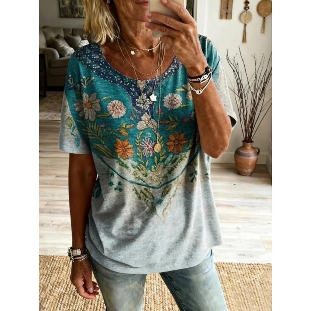 Women s Crew Neck Short Sleeve Plant Floral Graphic Tops, Stylish Regular Tee Sage Green for Daily Weekend Spring Summer XL
Women s Crew Neck Short Sleeve Plant Floral Graphic Tops, Stylish Regular Tee Sage Green for Daily Weekend Spring Summer XL