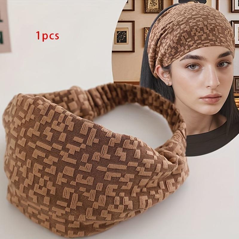 1PC Elegant Wide-brimmed Plaid Headband, Women s Going Out Headband, Elastic Clown Style Simple Wide-brimmed Elastic Headband
1PC Elegant Wide-brimmed Plaid Headband, Women s Going Out Headband, Elastic Clown Style Simple Wide-brimmed Elastic Headband