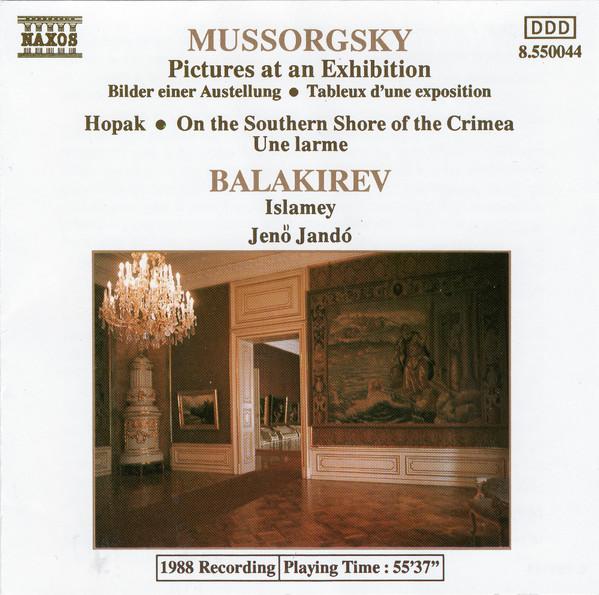 CD MUSSORGSKY BALAKIREV Pictures At An Exhibition 8550044 Naxos 1988 Europe Classical Used
CD MUSSORGSKY BALAKIREV Pictures At An Exhibition 8550044 Naxos 1988 Europe Classical Used