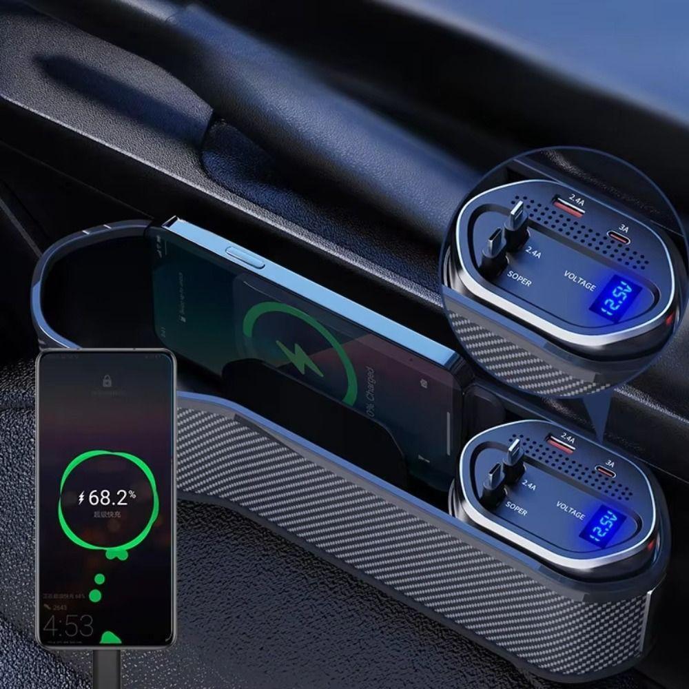 Fast Charging Front Seat Side Storage Case USB Type-C Seat Gap Filler Car Interior Accessories regular style 1
Fast Charging Front Seat Side Storage Case USB Type-C Seat Gap Filler Car Interior Accessories regular style 1