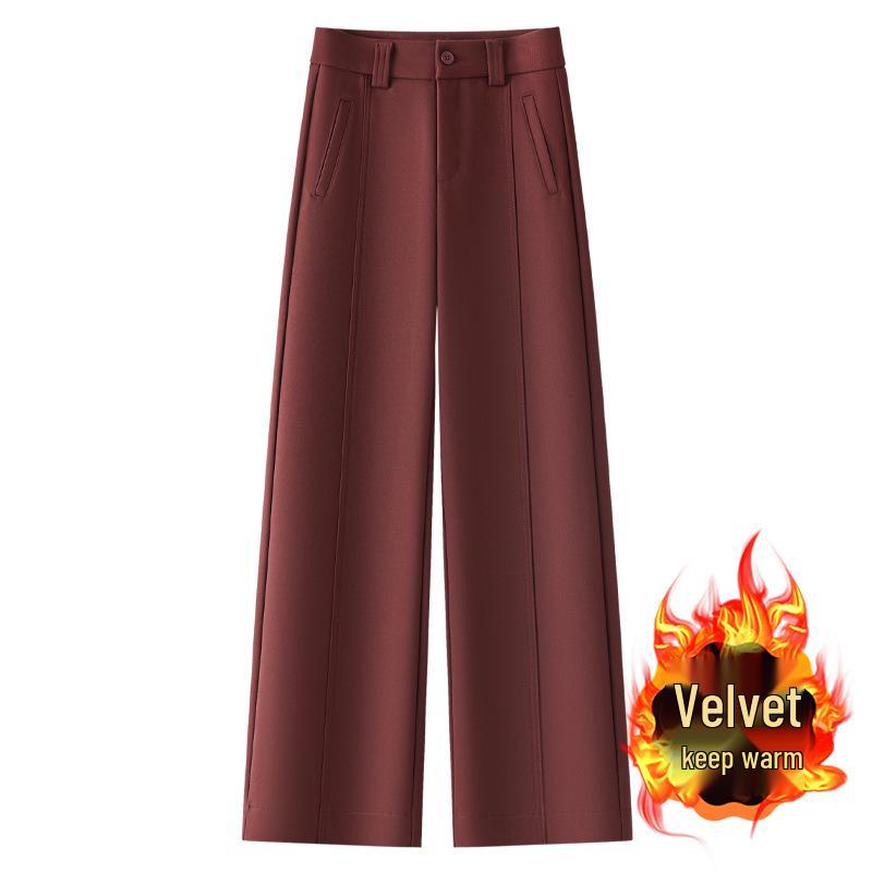 Ancola Women s Red Soft Glutinous Wool Wide-Leg Pants - 2024 Autumn/Winter Style with Plus Velvet, Straight-Leg Design 2XL
Ancola Women s Red Soft Glutinous Wool Wide-Leg Pants - 2024 Autumn/Winter Style with Plus Velvet, Straight-Leg Design 2XL