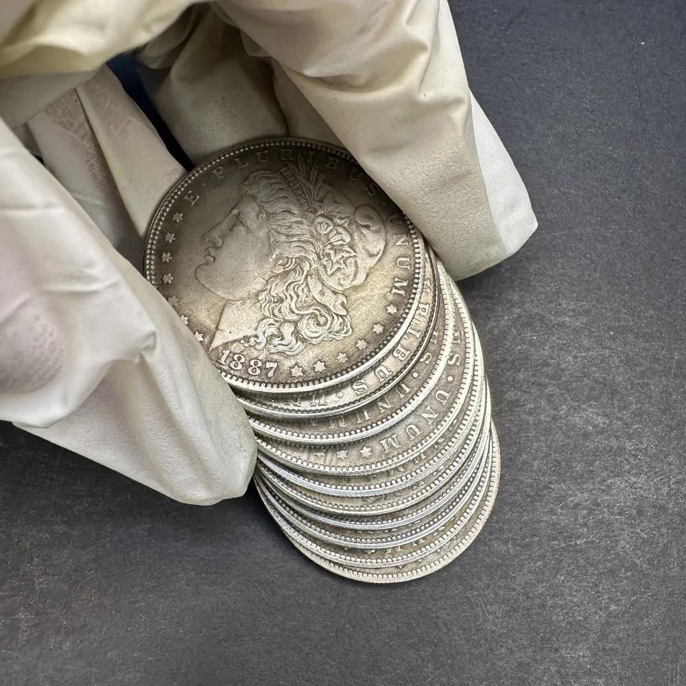 10 шт. винтажных копий монет США 1878-1887 гг. для MORGAN — идеально подходит для коллекционеров, игровых вечеринок и ювелирных изделий своими руками
10 шт. винтажных копий монет США 1878-1887 гг. для MORGAN — идеально подходит для коллекционеров, игровых вечеринок и ювелирных изделий своими руками
