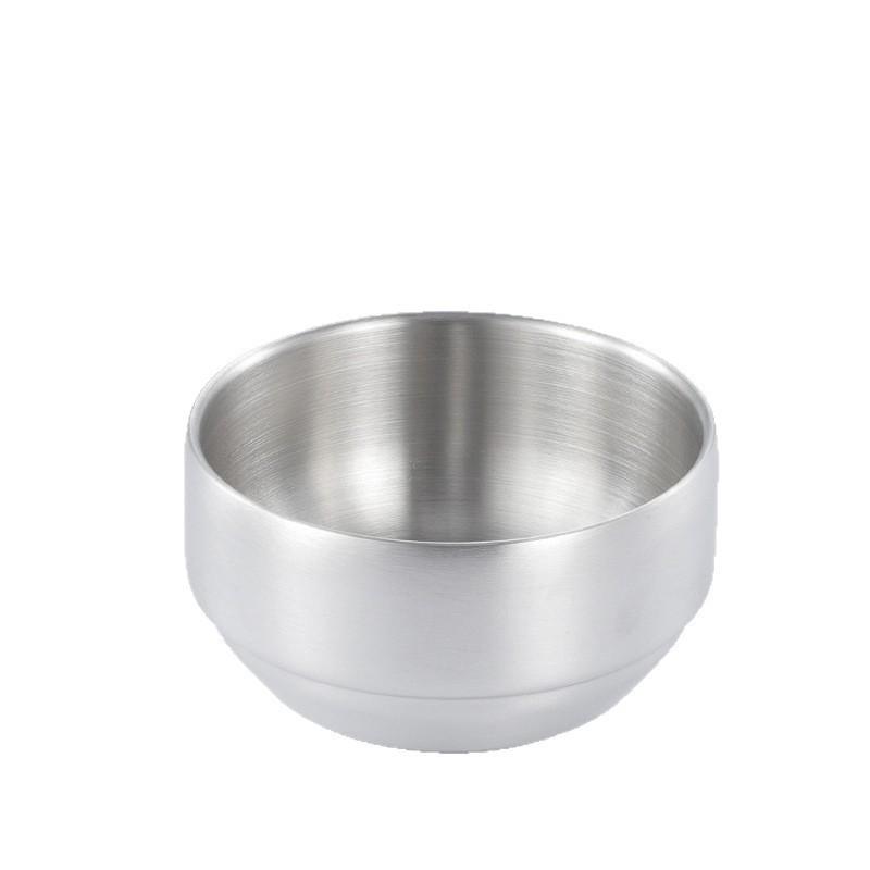 Korean-Style 304 Stainless Steel Double-Layer Rice Bowl with Lid, Anti-Scalding Soup and Kimchi Bowl for Children. 10.5cm
Korean-Style 304 Stainless Steel Double-Layer Rice Bowl with Lid, Anti-Scalding Soup and Kimchi Bowl for Children. 10.5cm