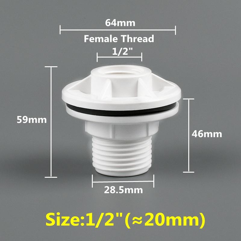 1~8 шт 1/2, 3/4, 1 дюйм UPVC Двойная внутренняя резьба для соединения резервуара для воды Аксессуары для полива сада Соединитель для аквариума 1PC
1~8 шт 1/2, 3/4, 1 дюйм UPVC Двойная внутренняя резьба для соединения резервуара для воды Аксессуары для полива сада Соединитель для аквариума 1PC