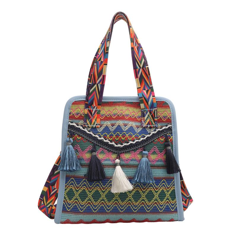 Ethnic Minority Shoulder Bag - Bohemian Style Crossbody Purse with Embroidery, Minimalist Travel Bag for Women синий
Ethnic Minority Shoulder Bag - Bohemian Style Crossbody Purse with Embroidery, Minimalist Travel Bag for Women синий