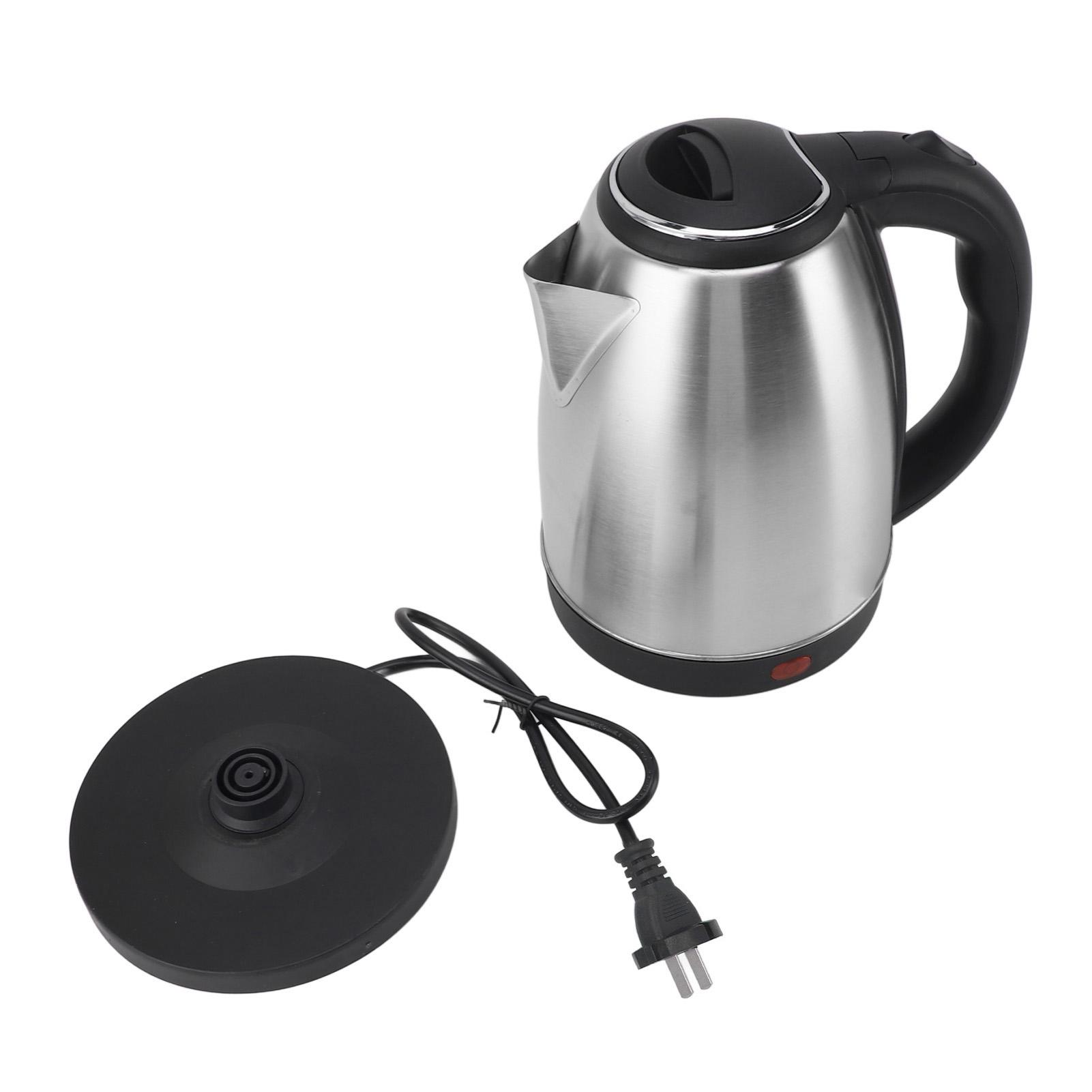 Electric Kettle 2L 1000W Auto Shut Off Stainless Steel Liner Fast Water Boiler for Tea Coffee
Electric Kettle 2L 1000W Auto Shut Off Stainless Steel Liner Fast Water Boiler for Tea Coffee
