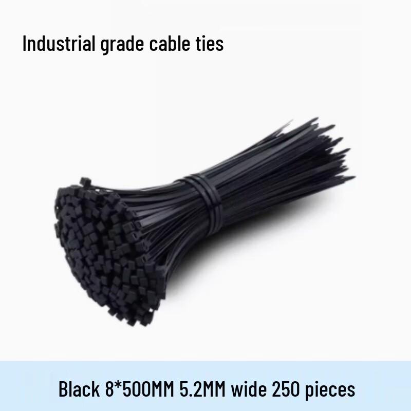 Self-Locking Nylon Cable Ties 5.2mm x 500mm
Self-Locking Nylon Cable Ties 5.2mm x 500mm