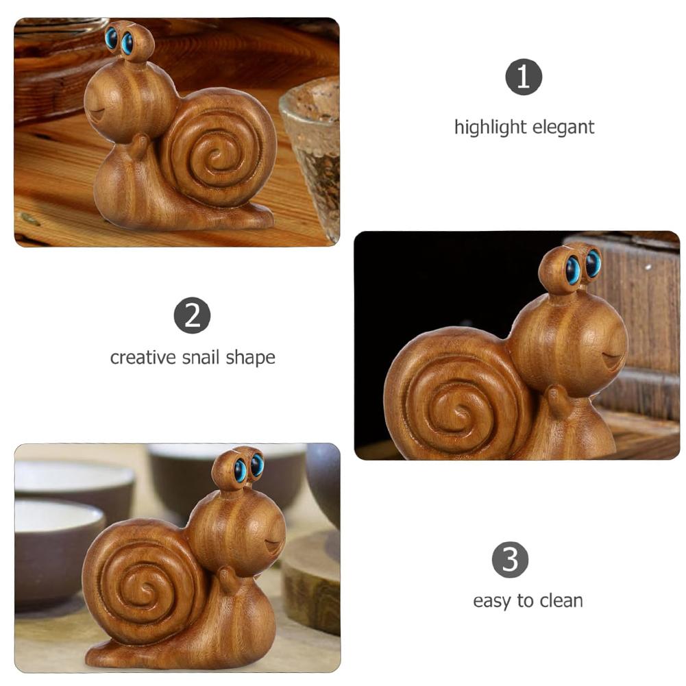 Snail Wood Carving Ornament Crafted from Green Sandalwood Handmade Decorative Sculpture for Shelf Desk or Display China Mainland
Snail Wood Carving Ornament Crafted from Green Sandalwood Handmade Decorative Sculpture for Shelf Desk or Display China Mainland
