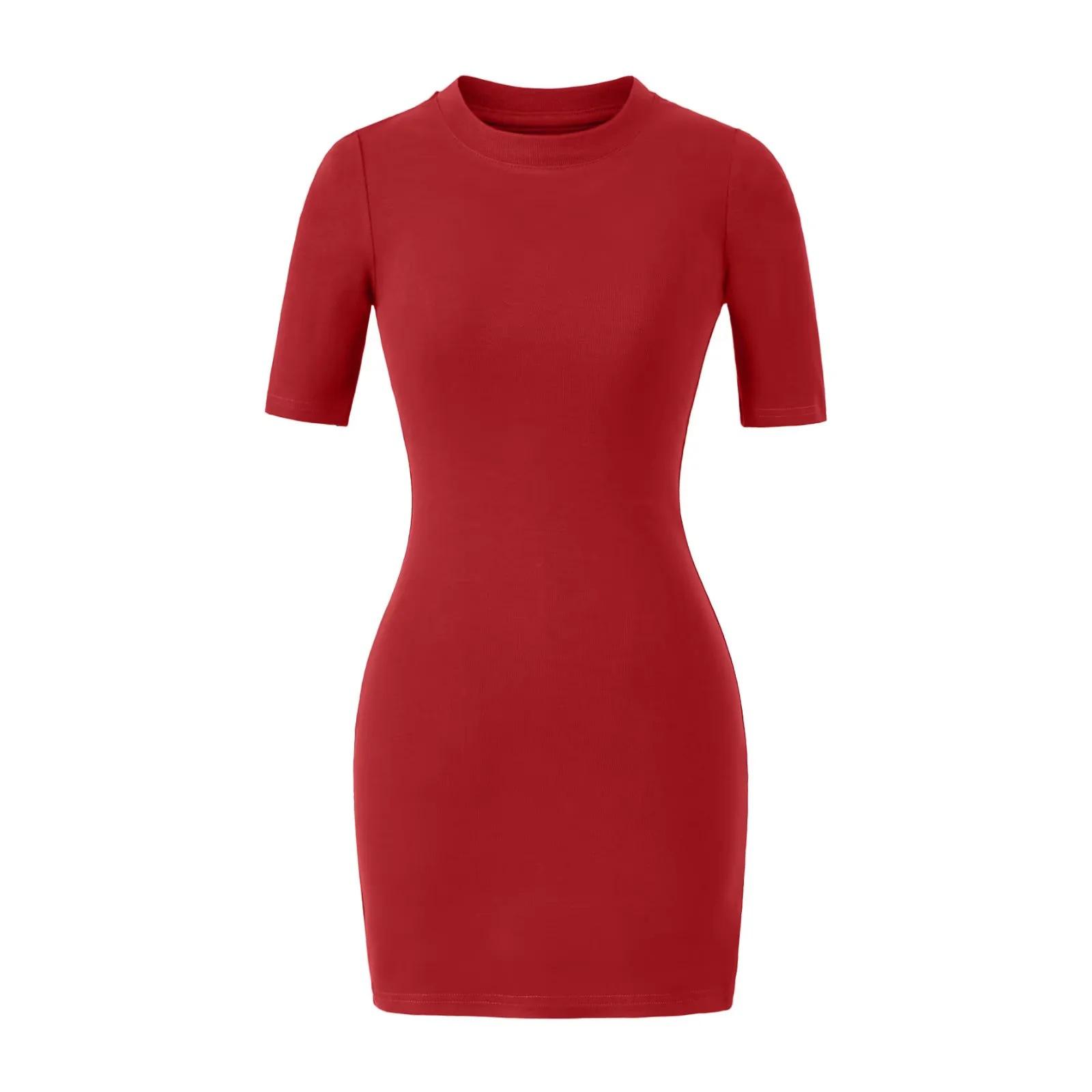 American Spicy Girl Bodycon Mid-Sleeve Round Neck Summer Dress Medium
American Spicy Girl Bodycon Mid-Sleeve Round Neck Summer Dress Medium