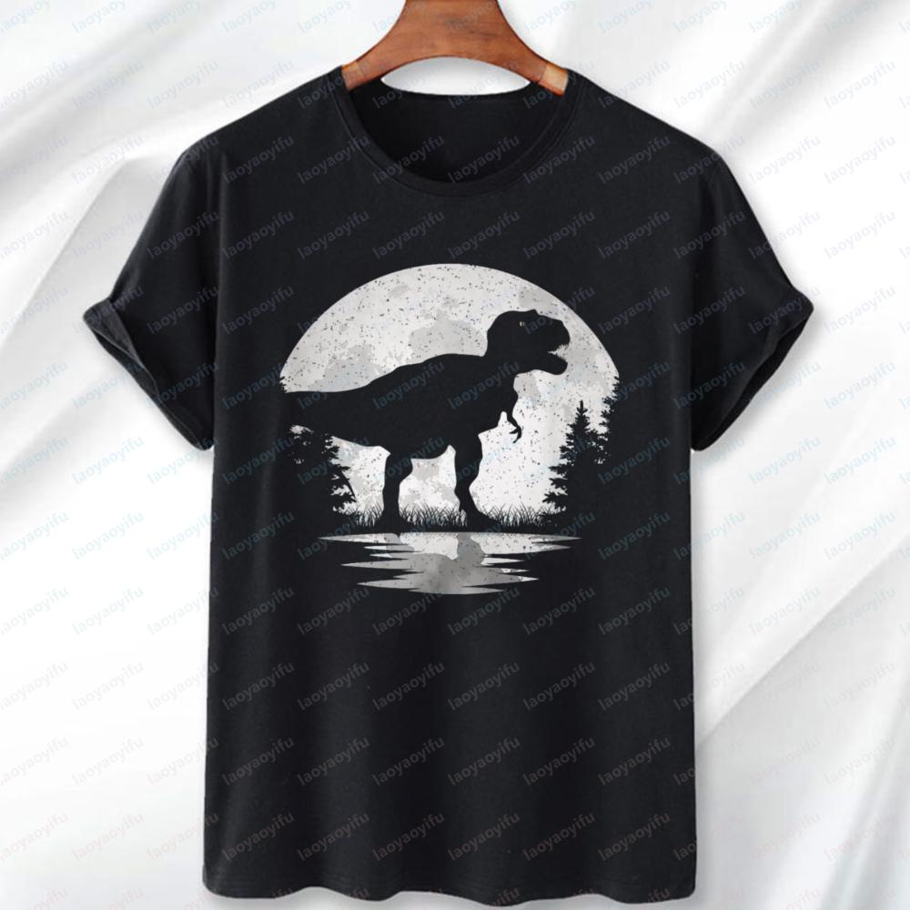 Night Dino T-Shirt Moonlit T-Rex Silhouette Print Dinosaur Fan Shirt Vintage Classic Fashion Summer Short-sleev Men s Clothing 5XL різнокольоровий
Night Dino T-Shirt Moonlit T-Rex Silhouette Print Dinosaur Fan Shirt Vintage Classic Fashion Summer Short-sleev Men s Clothing 5XL різнокольоровий