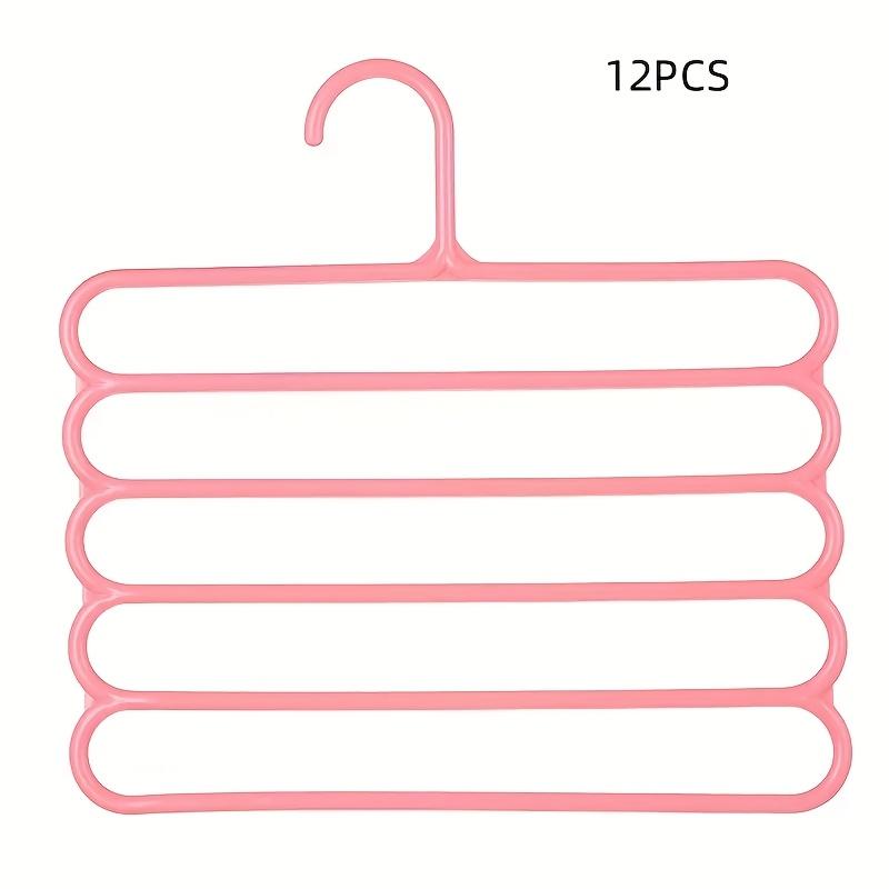 12pcs Multifunctional Anti-slip Trouser Hanger for Home Use, Trousers, Scarves and Ties Hanging Rack, Five-layer Clothes Hanger
12pcs Multifunctional Anti-slip Trouser Hanger for Home Use, Trousers, Scarves and Ties Hanging Rack, Five-layer Clothes Hanger