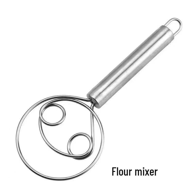 Stainless Steel Double Coil Whisk and Dough Mixer Tool Bare Stainless Steel Hook 201
Stainless Steel Double Coil Whisk and Dough Mixer Tool Bare Stainless Steel Hook 201