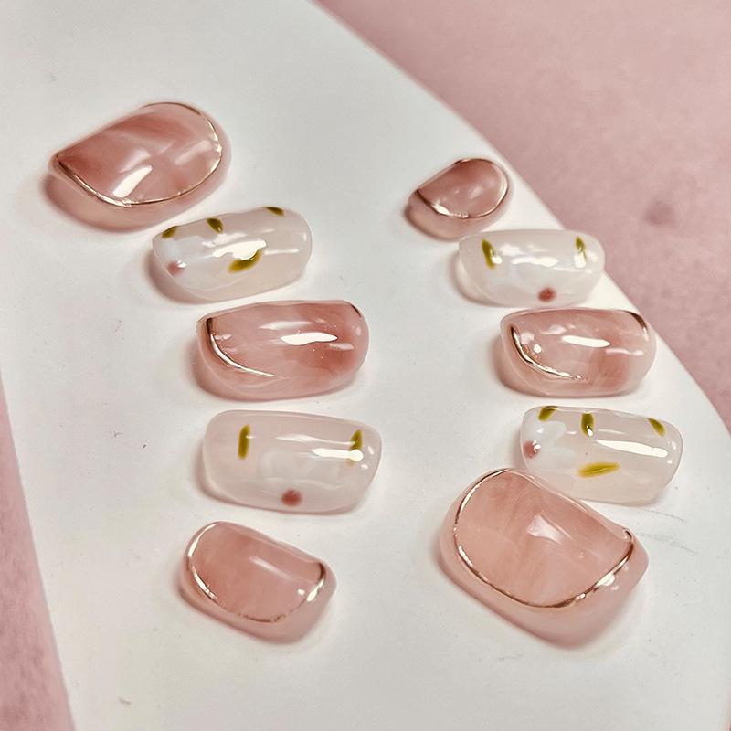 Handmade Gradient Iced Tea Floral Nail Stickers - Transparent Spring/Summer Style Small
Handmade Gradient Iced Tea Floral Nail Stickers - Transparent Spring/Summer Style Small