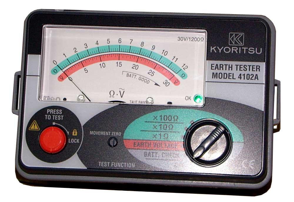 Kyoritsu Electric Meter (KYORITSU) Analog Earthing Resistance Meter (Soft Case) MODEL 4102A
Kyoritsu Electric Meter (KYORITSU) Analog Earthing Resistance Meter (Soft Case) MODEL 4102A
