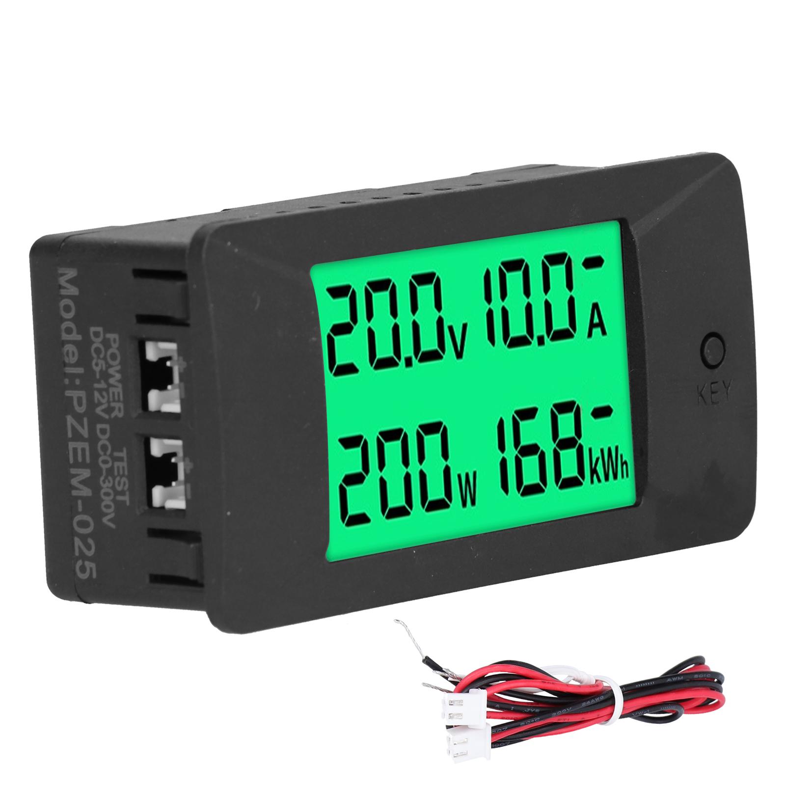 Energy Meter LCD Digital Display Voltage Current Power Consumption Monitor DC 512V PZEM025
Energy Meter LCD Digital Display Voltage Current Power Consumption Monitor DC 512V PZEM025