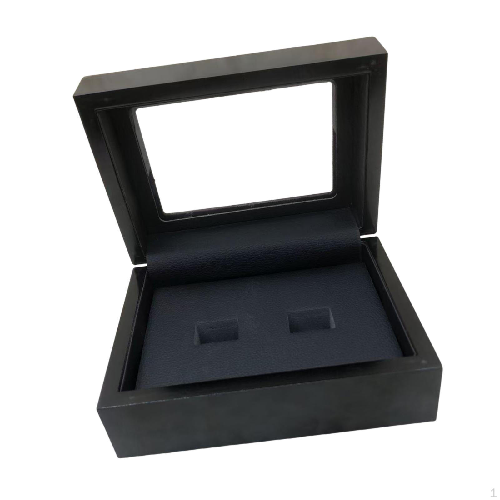 Case Holder Jewelry Organizer Wooden And PU Display Box with Visible Protection Suitable for Gi 2 Holes
Case Holder Jewelry Organizer Wooden And PU Display Box with Visible Protection Suitable for Gi 2 Holes