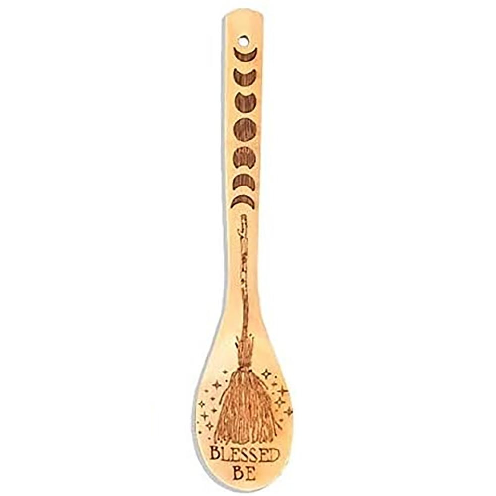 Witchy Decor Yule Bamboo Wooden Spoon Large Eco-Friendly Kitchen Witches Pagan Gift Halloween Party Baking Cooking Supplies 1PCS 30X6cm
Witchy Decor Yule Bamboo Wooden Spoon Large Eco-Friendly Kitchen Witches Pagan Gift Halloween Party Baking Cooking Supplies 1PCS 30X6cm