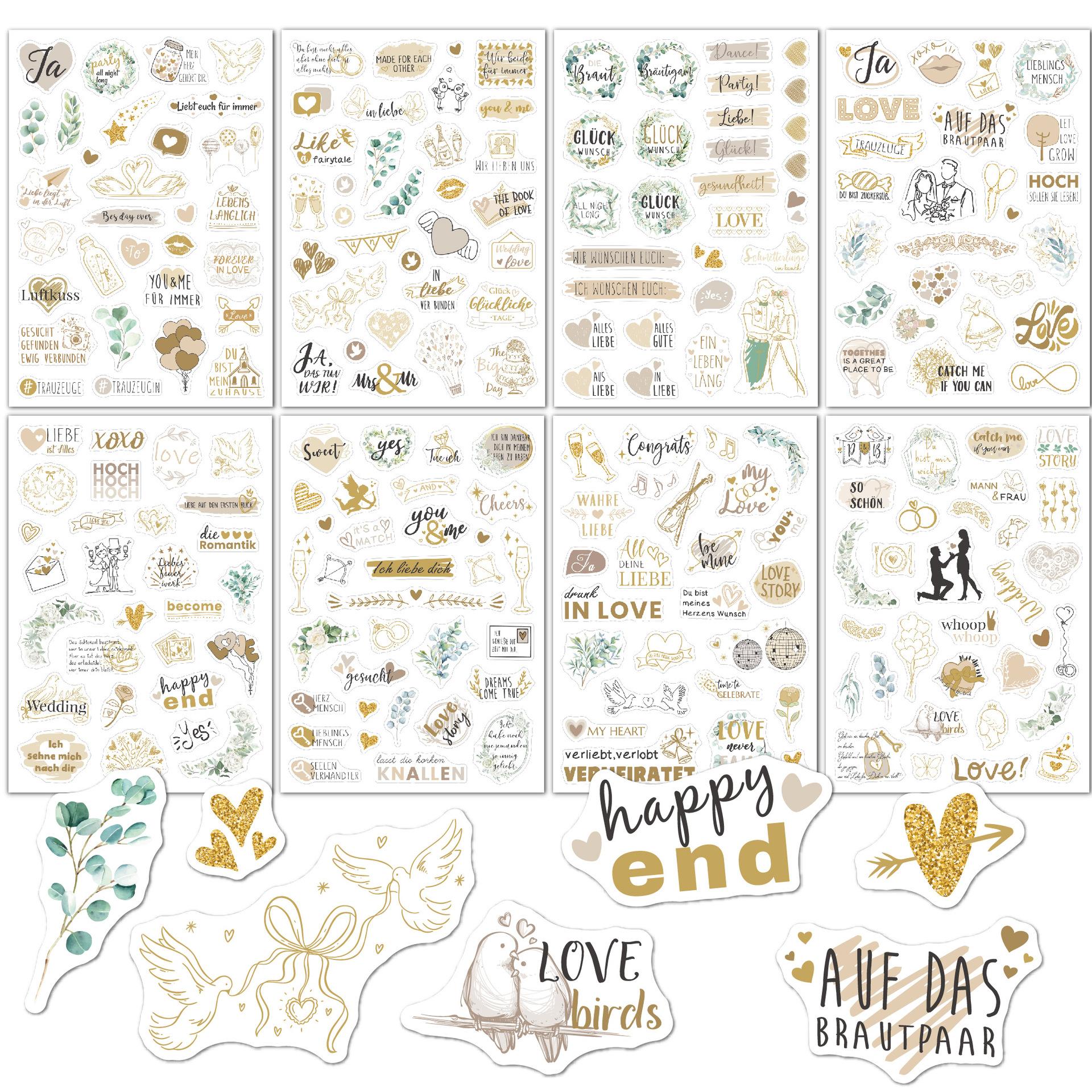 8 Аркушів/Набір Весільна Тема DIY Скрапбукінг Наліпки Прозорі Прикраси для Книги Відгуків Ручного Обліку Мистецтво Ремесла Наліпки
8 Аркушів/Набір Весільна Тема DIY Скрапбукінг Наліпки Прозорі Прикраси для Книги Відгуків Ручного Обліку Мистецтво Ремесла Наліпки