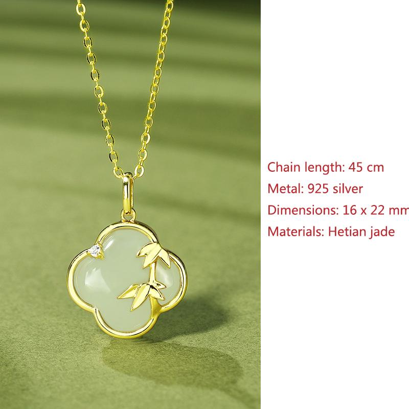 FORWELL New Four-leaf Clover Jade Bracelet for Women Bracelet Elegant Simple High-grade Luxury Quality Jewelry Holiday Gifts 15-17cm&gold plating
FORWELL New Four-leaf Clover Jade Bracelet for Women Bracelet Elegant Simple High-grade Luxury Quality Jewelry Holiday Gifts 15-17cm&gold plating