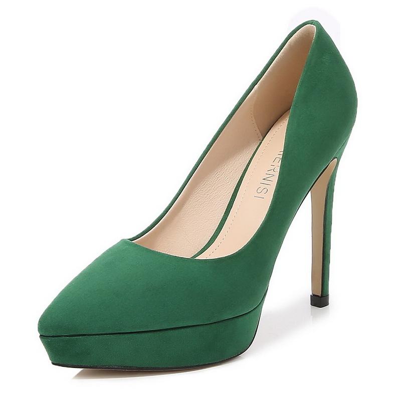 Women Flocks High Heel Shoes Pointed Toe Platform Single Shoes Office Nightclub Party Wedding Princess Model Catwalk Show Pumps 46 зелений
Women Flocks High Heel Shoes Pointed Toe Platform Single Shoes Office Nightclub Party Wedding Princess Model Catwalk Show Pumps 46 зелений