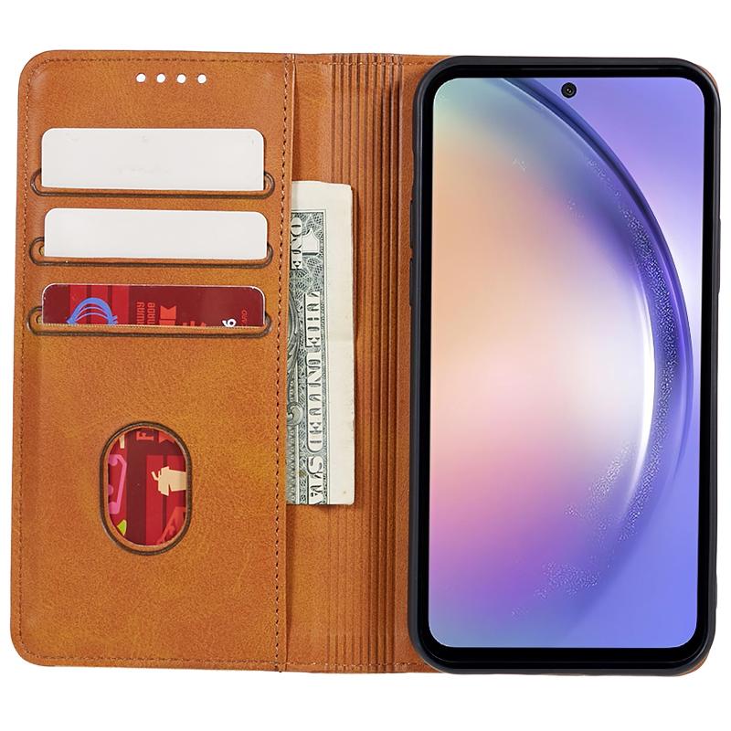 For Samsung Galaxy A55 5G Case Calf Texture PU Leather Shell Slim-Fit Mobile Phone Cover Green
For Samsung Galaxy A55 5G Case Calf Texture PU Leather Shell Slim-Fit Mobile Phone Cover Green
