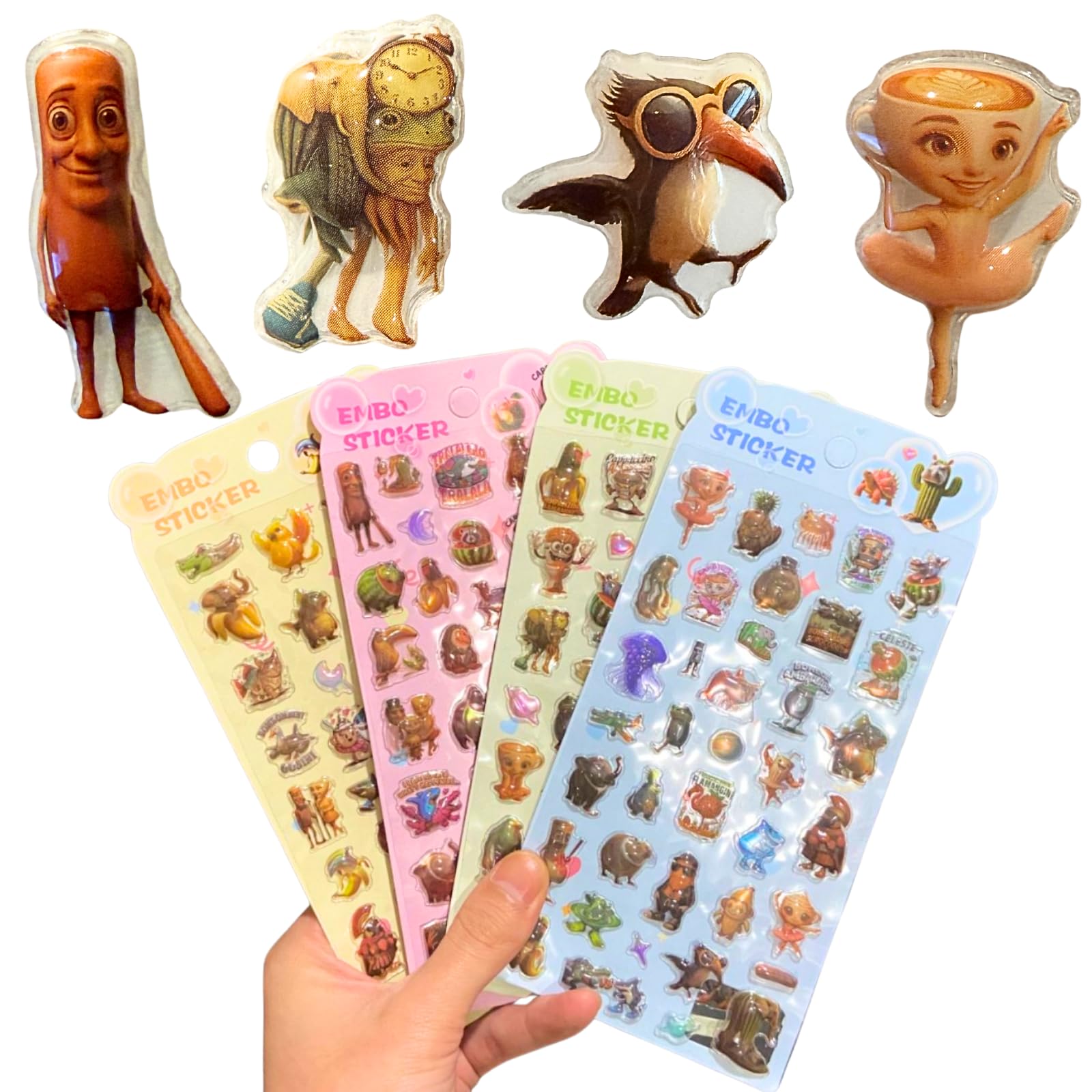 Cmart-Labo Puffy Italian Brain Loot 3D Tontontun Sticker Set for Boys 4 Sheets Reward Birthday Gift
Cmart-Labo Puffy Italian Brain Loot 3D Tontontun Sticker Set for Boys 4 Sheets Reward Birthday Gift