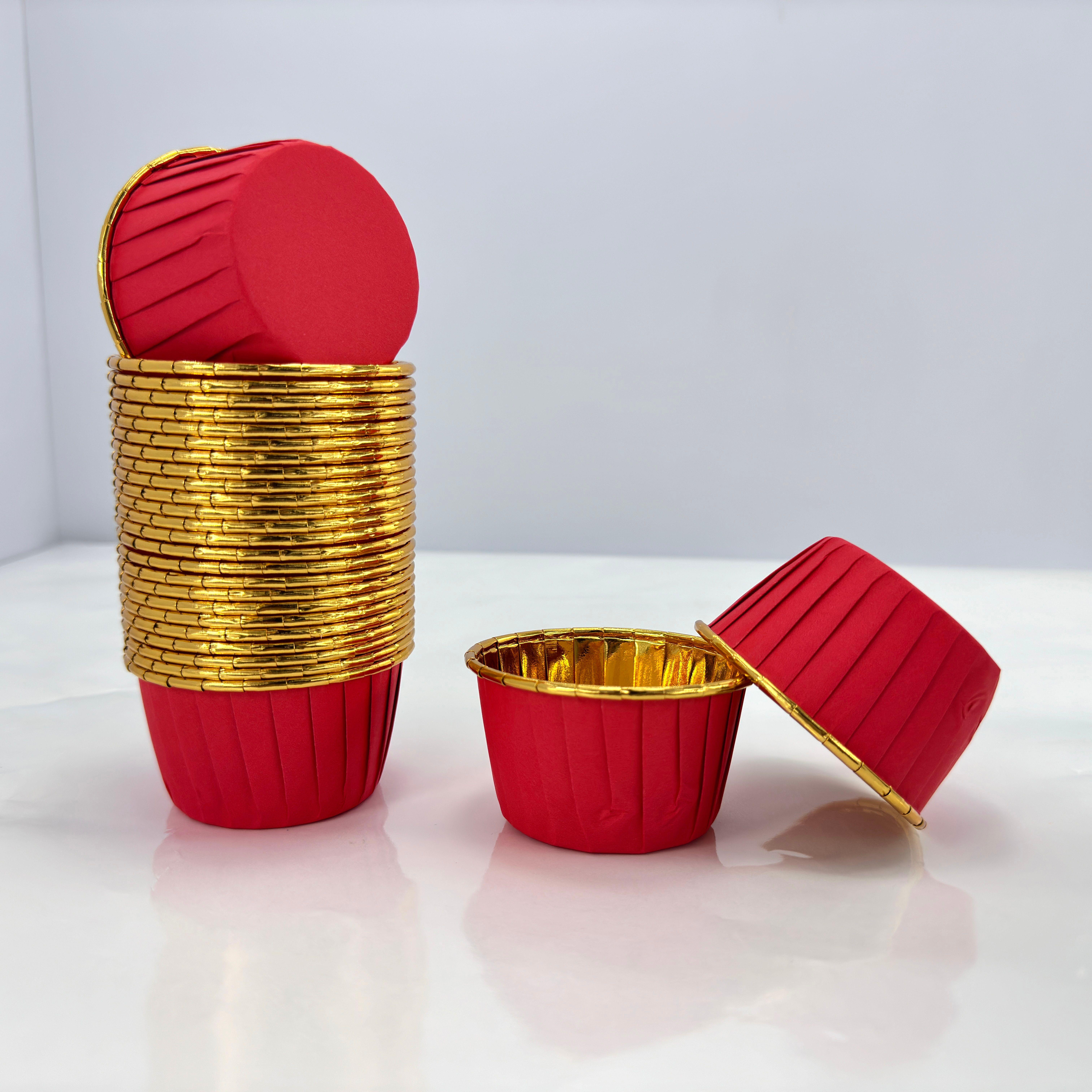 50PCS Stylish baking cups, elegant non-stick paper dessert cups, perfect for holidays and oven preparation, an essential kitchen tool. червоний
50PCS Stylish baking cups, elegant non-stick paper dessert cups, perfect for holidays and oven preparation, an essential kitchen tool. червоний