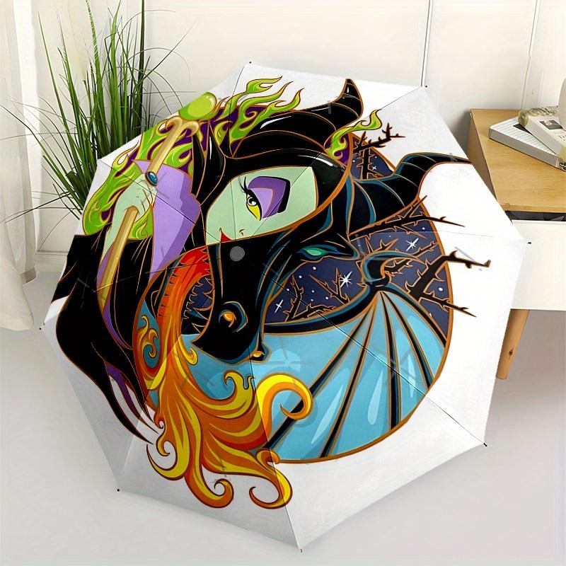 Disney Maleficent, Sorceress Automatic Open/Close Fashion umbrella - Cute Umbrella with Cute Design, Portable 3-Fold Compact Umbrella for Me
Disney Maleficent, Sorceress Automatic Open/Close Fashion umbrella - Cute Umbrella with Cute Design, Portable 3-Fold Compact Umbrella for Me
