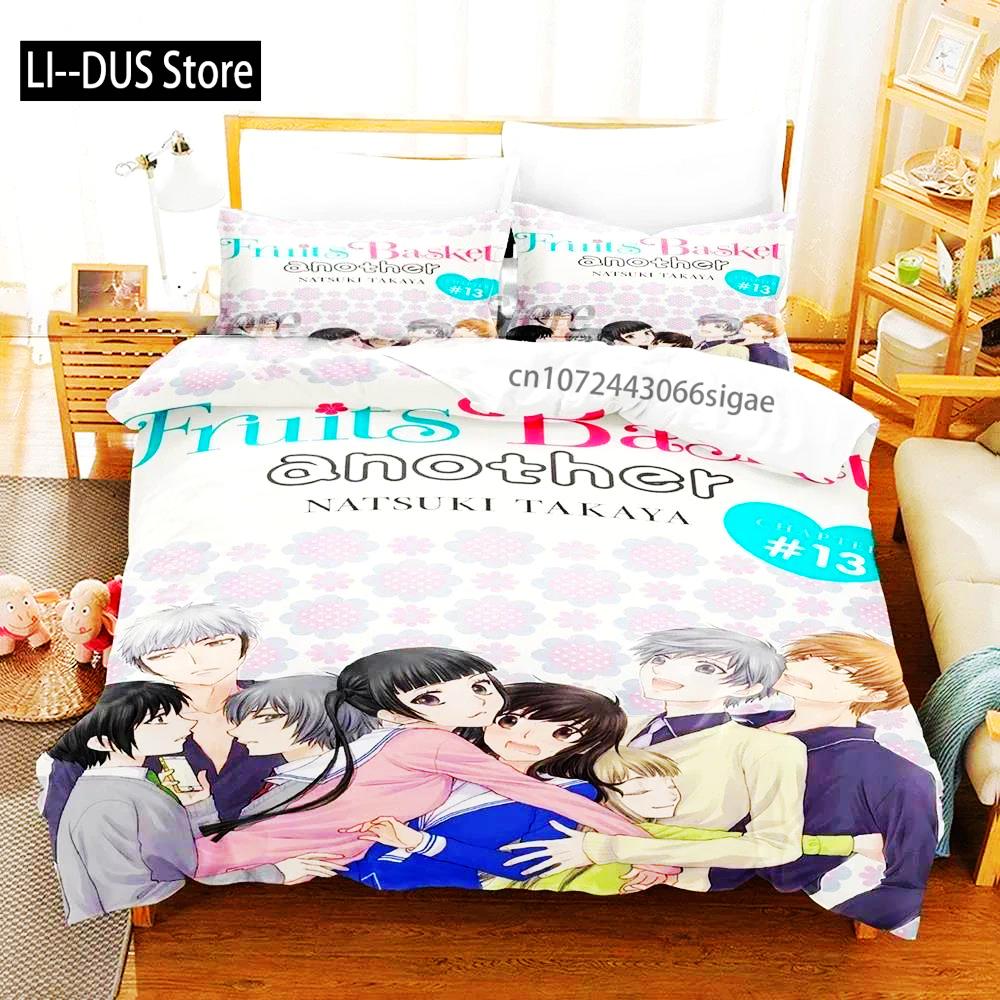 Comforter Anime Fruits Basket Bedding Set Boys Girls Twin Queen Size Bed Boys Adult Fashion Home Textileextile Comforter (quilt)-EU Single(135*200cm)3pcs
Comforter Anime Fruits Basket Bedding Set Boys Girls Twin Queen Size Bed Boys Adult Fashion Home Textileextile Comforter (quilt)-EU Single(135*200cm)3pcs