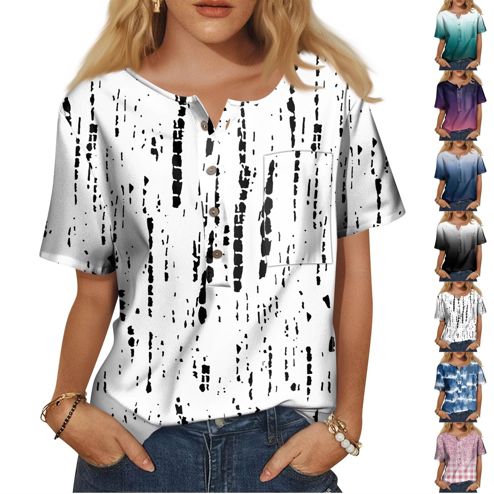 Women s Fashion Casual Short Sleeve Print Round Neck Pullover Top Blouse XXL фіолетовий
Women s Fashion Casual Short Sleeve Print Round Neck Pullover Top Blouse XXL фіолетовий