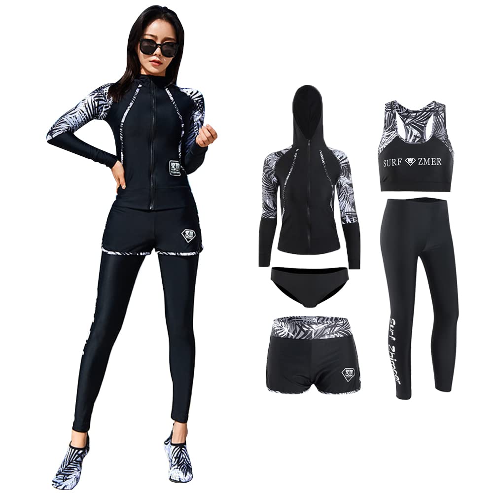 YFMAYI Women s Rash Guard Swimsuit, 5-Piece Fitness Swimsuit Set, Includes Surf Pants and Leggings, Long Sleeves
YFMAYI Women s Rash Guard Swimsuit, 5-Piece Fitness Swimsuit Set, Includes Surf Pants and Leggings, Long Sleeves