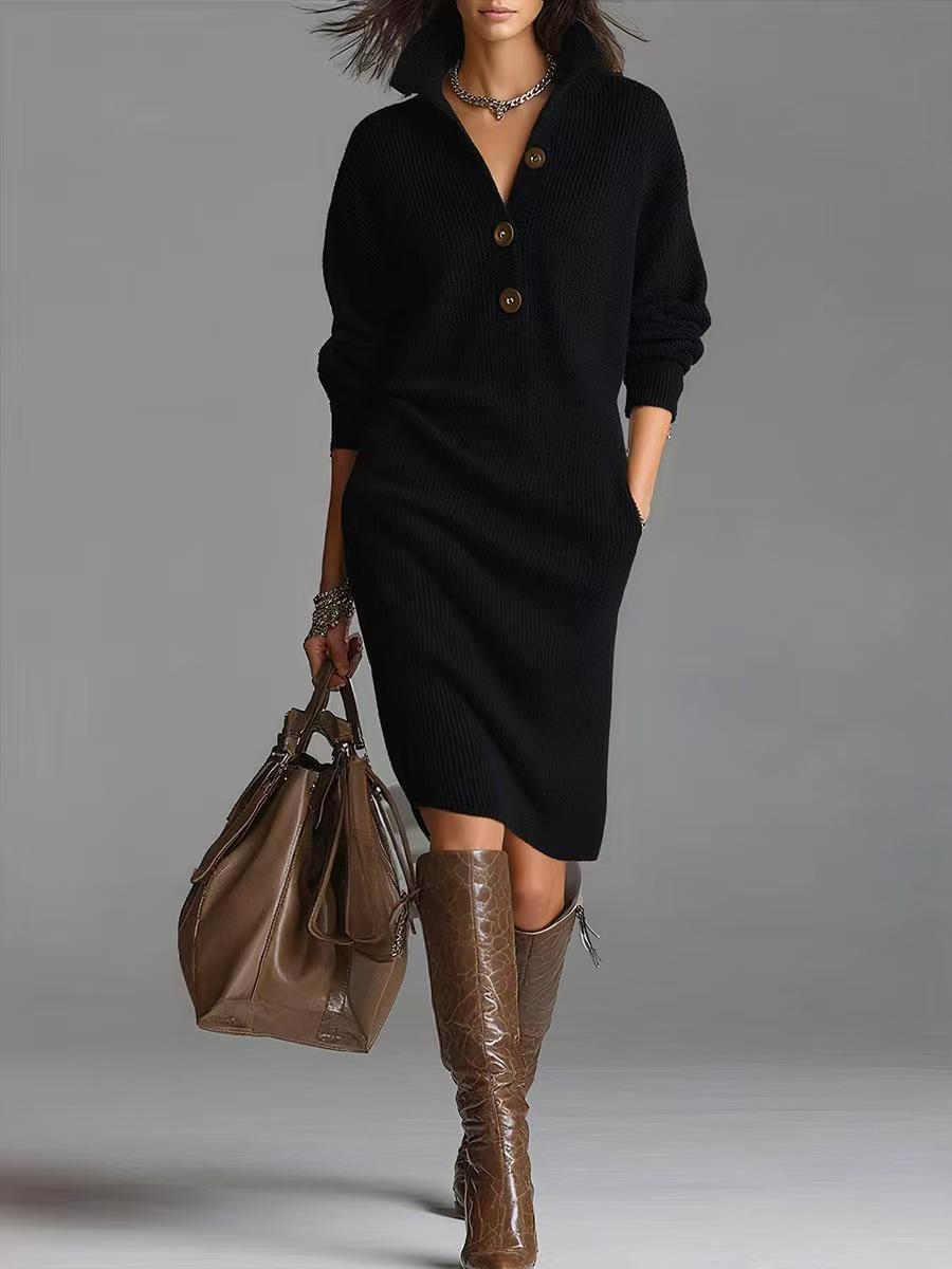 New 2025 Autumn/Winter Long Loose Sweater Dress - Women s Tall Fit, Over-the-Knee, Solid Color Knitwear XL чорний
New 2025 Autumn/Winter Long Loose Sweater Dress - Women s Tall Fit, Over-the-Knee, Solid Color Knitwear XL чорний