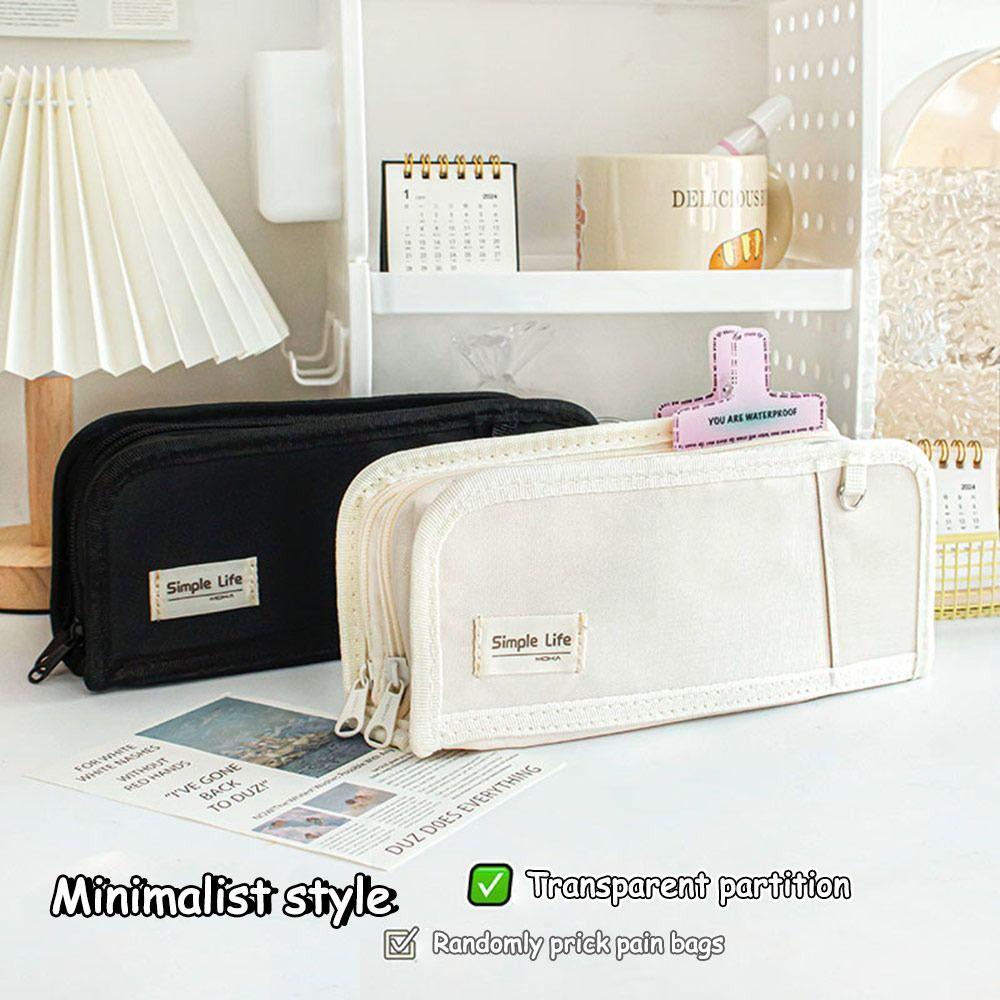 Multi-function Pen Bag Large Capacity Coin Purse New Stationery Storage Bag Student
Multi-function Pen Bag Large Capacity Coin Purse New Stationery Storage Bag Student