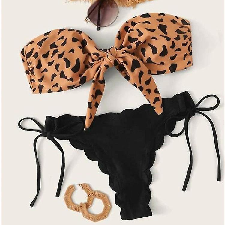 2024 Leopard Print Lace-up Bikini for Women - Sexy European & American Style Swimsuit Small леопард друку кольору
2024 Leopard Print Lace-up Bikini for Women - Sexy European & American Style Swimsuit Small леопард друку кольору
