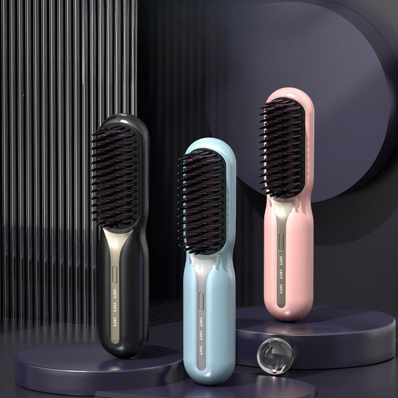 New Wireless Hair Straightener, Rechargeable, Portable Hair Straightener, High Cranial Top Artifact, Negative Ion Straight Curling Iron Chinese 1500 mA
New Wireless Hair Straightener, Rechargeable, Portable Hair Straightener, High Cranial Top Artifact, Negative Ion Straight Curling Iron Chinese 1500 mA