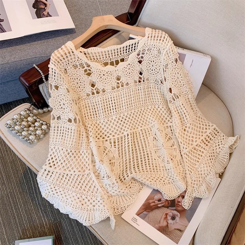 DIMANAF 2025 Новая летняя женская футболка с изображением летучей мыши, базовые кружевные модные топы, кружевные футболки, повседневные свободные футболки One Size бежевый
DIMANAF 2025 Новая летняя женская футболка с изображением летучей мыши, базовые кружевные модные топы, кружевные футболки, повседневные свободные футболки One Size бежевый