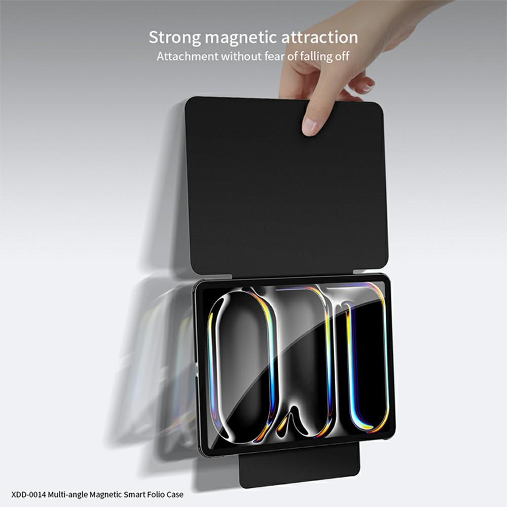 XUNDD XDD-0014 For iPad Pro 13 (2024) Case PU Leather Multi-Angle Stand Smart Tablet Cover with Pen Holder Grey
XUNDD XDD-0014 For iPad Pro 13 (2024) Case PU Leather Multi-Angle Stand Smart Tablet Cover with Pen Holder Grey