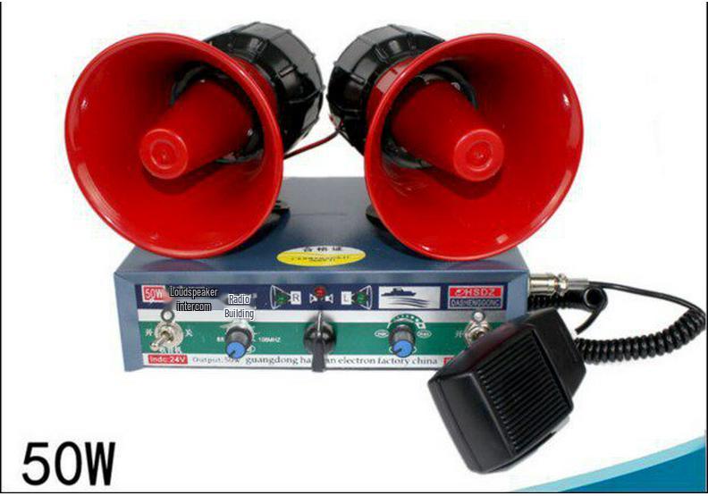 Marine 50W Two-Way Intercom Speaker with Mic and Talk-Back Wired Connection Microphone 4-hole
Marine 50W Two-Way Intercom Speaker with Mic and Talk-Back Wired Connection Microphone 4-hole