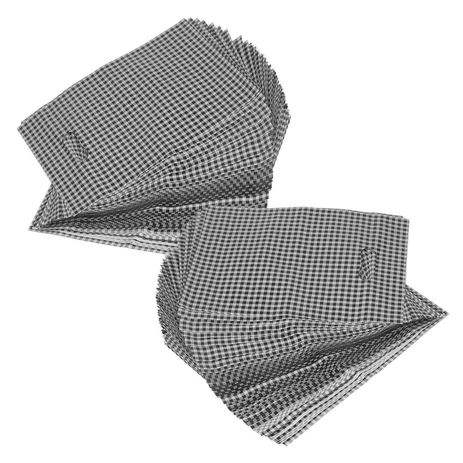 100Pcs Gift Bags Black White Grid LDPE Material Reusable 10.6x7.9in Goodie Bags for Boutiques Retailers Trade Shows Home
100Pcs Gift Bags Black White Grid LDPE Material Reusable 10.6x7.9in Goodie Bags for Boutiques Retailers Trade Shows Home