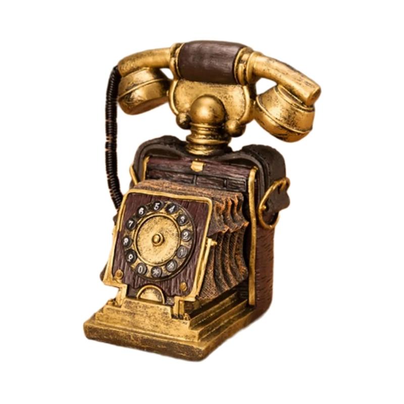 European Vintage Rotary Dials Phone Model Resins Craft Replicas Desk Accessories Gift for Home Theater Decors Collectors 1
European Vintage Rotary Dials Phone Model Resins Craft Replicas Desk Accessories Gift for Home Theater Decors Collectors 1