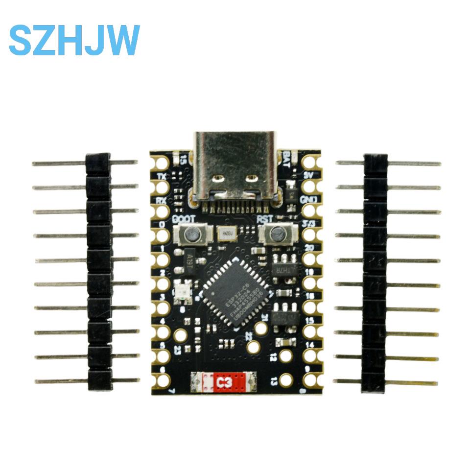 1-10PCS ESP32-C6 Super Mini Development Board WiFi 6 IoT Module Dual Core MCU for Arduino Programming Learning
1-10PCS ESP32-C6 Super Mini Development Board WiFi 6 IoT Module Dual Core MCU for Arduino Programming Learning
