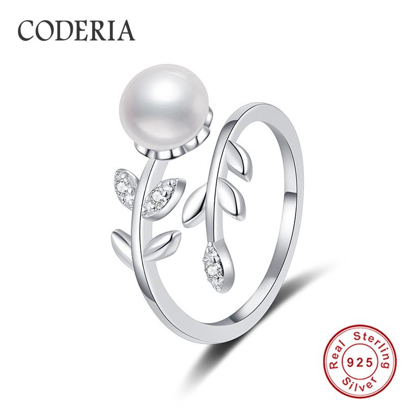 Moissanite Leaf Rings Size Adjustable Finger Band Woman 925 Silver Freshwater Pearl Ring Birthday Gift Jewelry resizable
Moissanite Leaf Rings Size Adjustable Finger Band Woman 925 Silver Freshwater Pearl Ring Birthday Gift Jewelry resizable