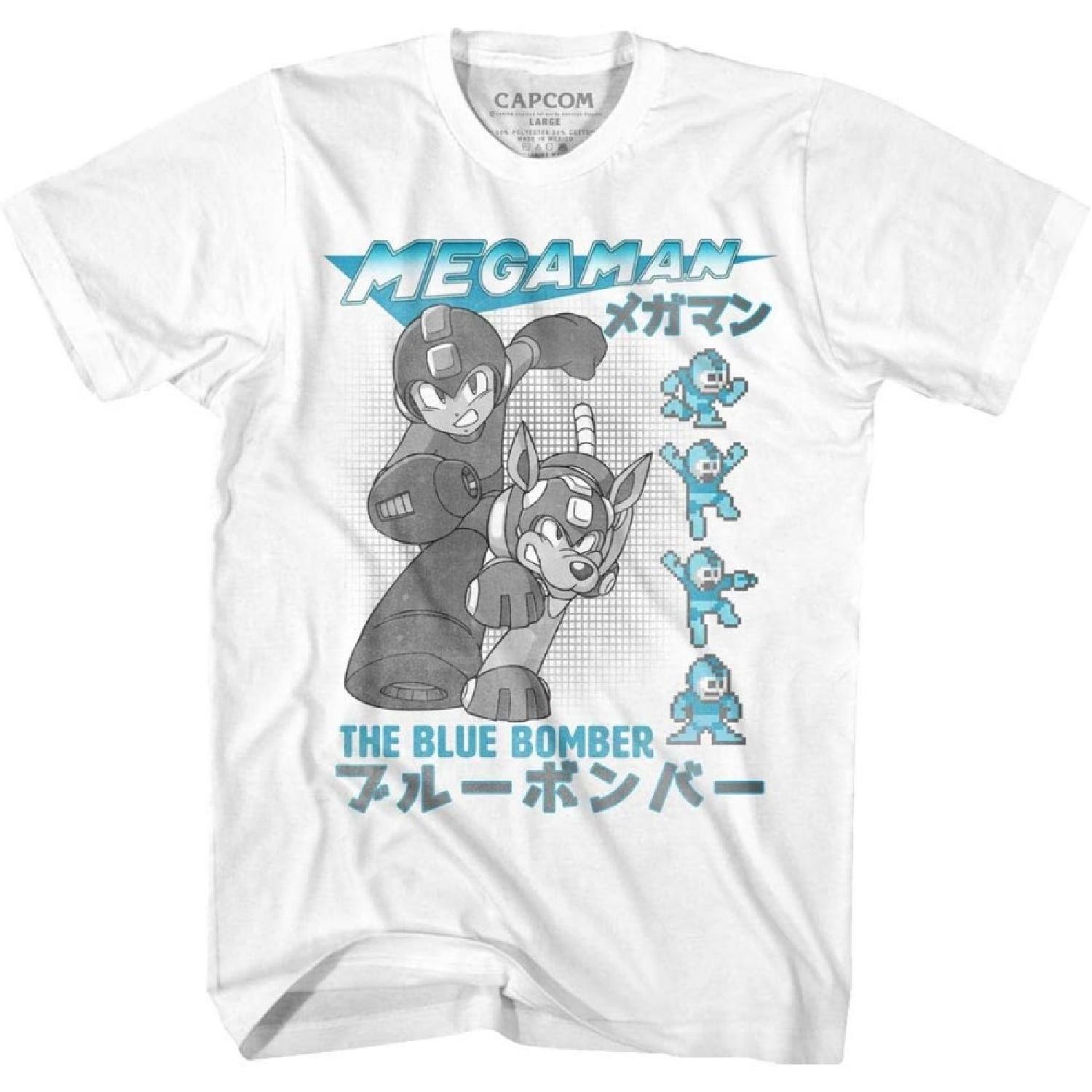 Mega Man - Mens Blue Bomber T-Shirt, Large, White XXXXXL білий
Mega Man - Mens Blue Bomber T-Shirt, Large, White XXXXXL білий