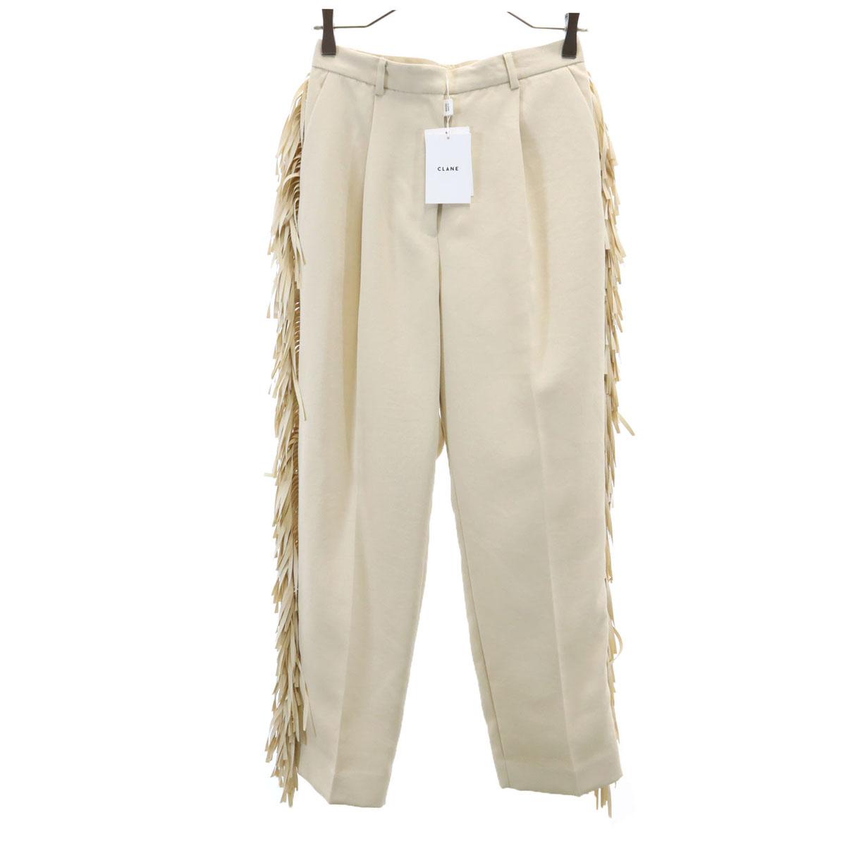 неиспользованные брюки CLANE с боковой бахромой 2 система цвета слоновой кости женские б/у
неиспользованные брюки CLANE с боковой бахромой 2 система цвета слоновой кости женские б/у