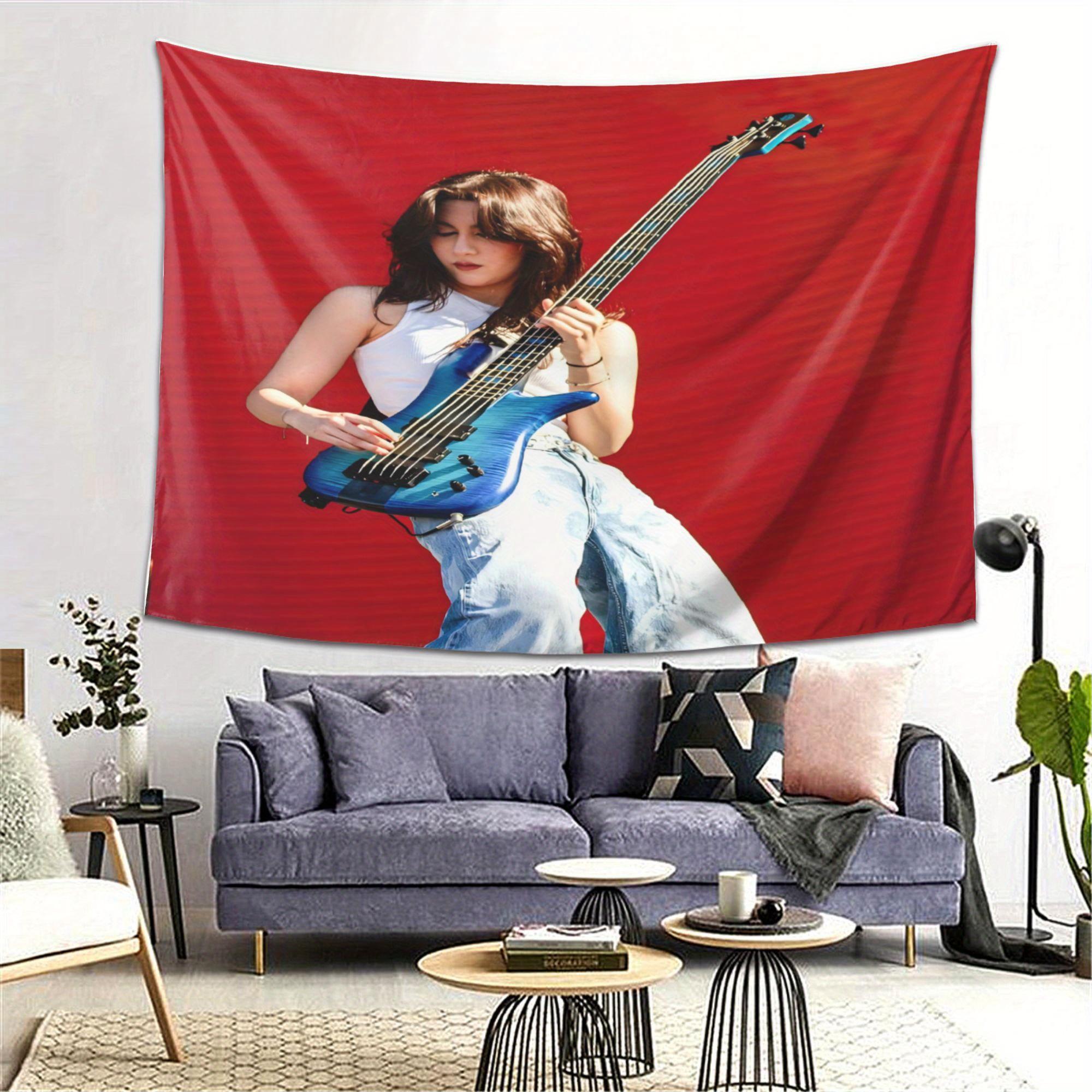 1pc Bassist in White Tapestry Premium Peach Light Beige Fabric Wall Hanging with Vibrant Red Background Intricate Bass 74x94cm(29x37in)
1pc Bassist in White Tapestry Premium Peach Light Beige Fabric Wall Hanging with Vibrant Red Background Intricate Bass 74x94cm(29x37in)