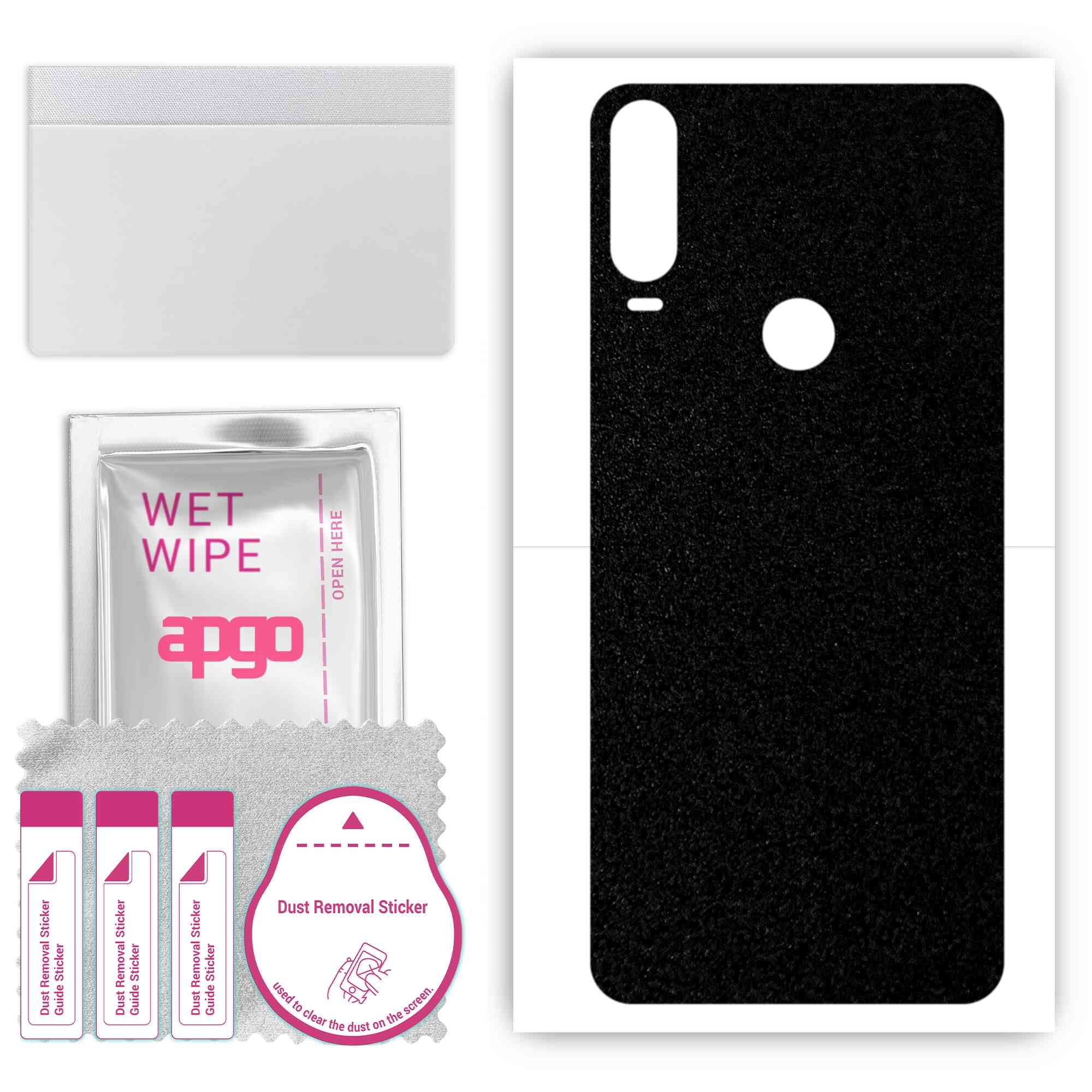 Apgo Protective Skin Sticker для задньої панелі, сумісний з Alcatel 3L (2020), Пакетна плівка, фольга, вініл – візерунок матовий чорний
Apgo Protective Skin Sticker для задньої панелі, сумісний з Alcatel 3L (2020), Пакетна плівка, фольга, вініл – візерунок матовий чорний