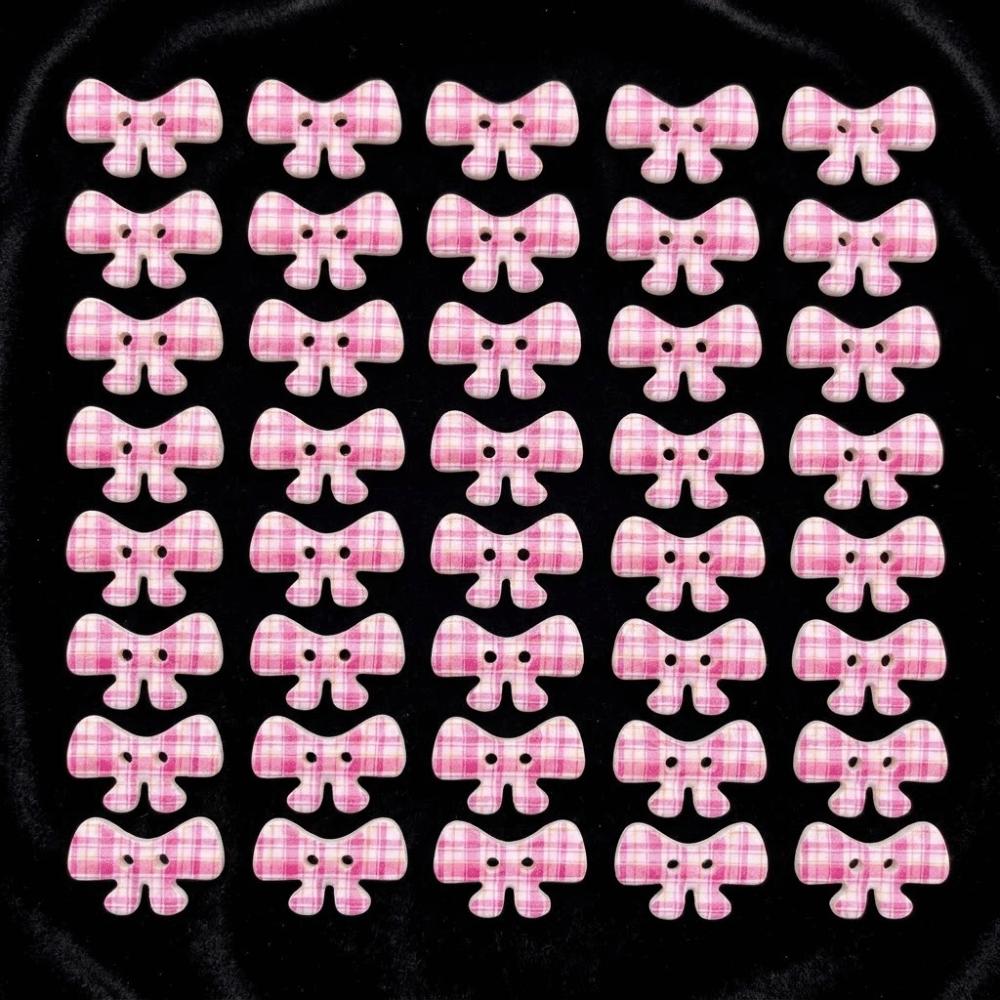 40pcs Resin Bowknot Buttons Creative Plaid Stripe Buttons DIY Bow Buttons Clothing Coat Style 9
40pcs Resin Bowknot Buttons Creative Plaid Stripe Buttons DIY Bow Buttons Clothing Coat Style 9